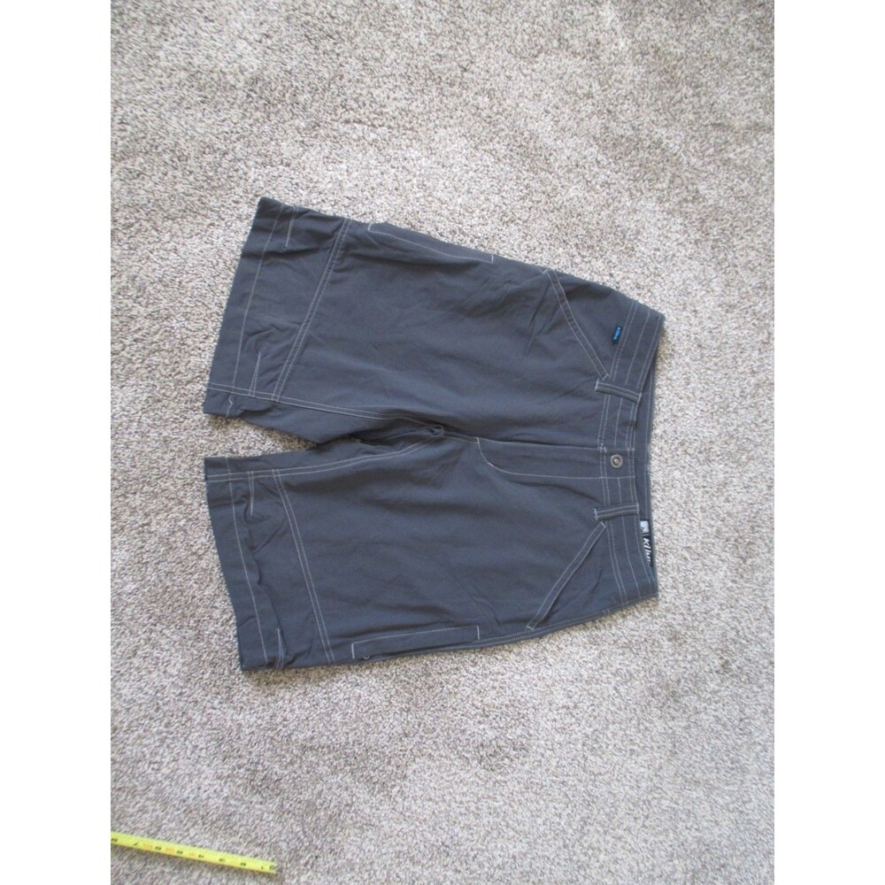 Kuhl Mens Shorts 32 12" Black Hiking Athletic Outdoors